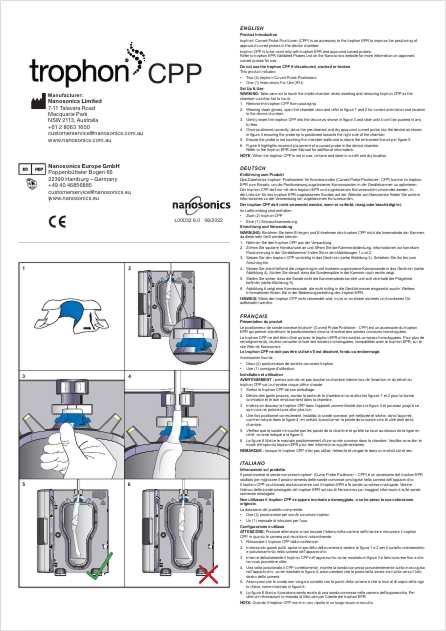 trophon Curved Probe Positioner IFU