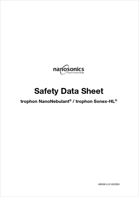 trophon NanoNebulant/Sonex-HL Safety Data Sheet