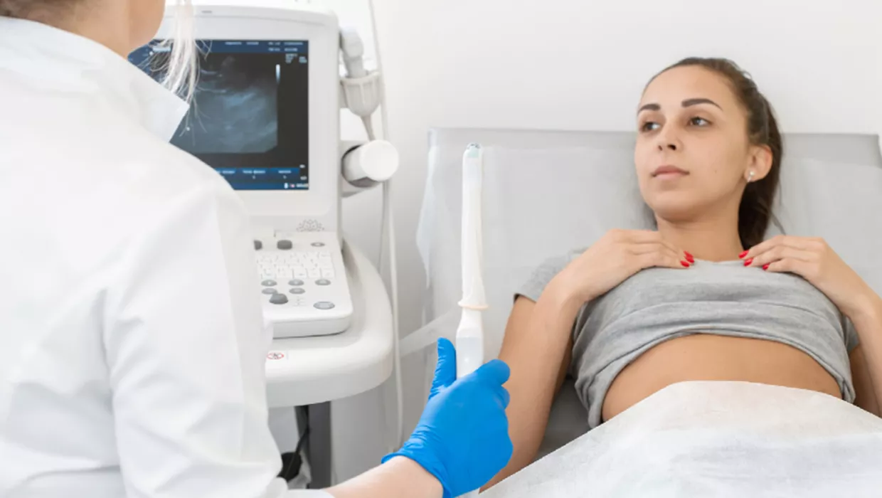 Clinical Shot With Tv Probe