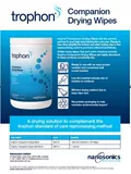 trophon Companion Drying Wipes brochure